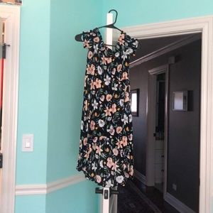 floral off the shoulder dress